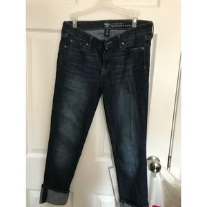 Gap straight cuff jeans